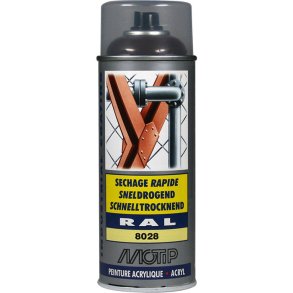 Motip Ral 8028 high gloss terra brown