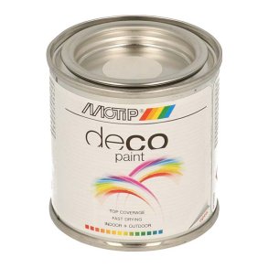 Motip Deco Ral 9010 Glans Hvid 100ml d�se