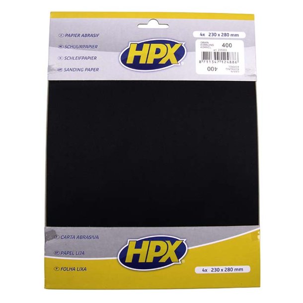 HPX sandpapir p400 - 4 stk.