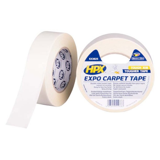 Expol tape til tpper, hvid, 38mm x 25m