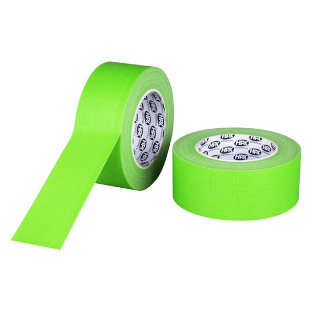 Gaffatape fluo grn, 50mm x 25m