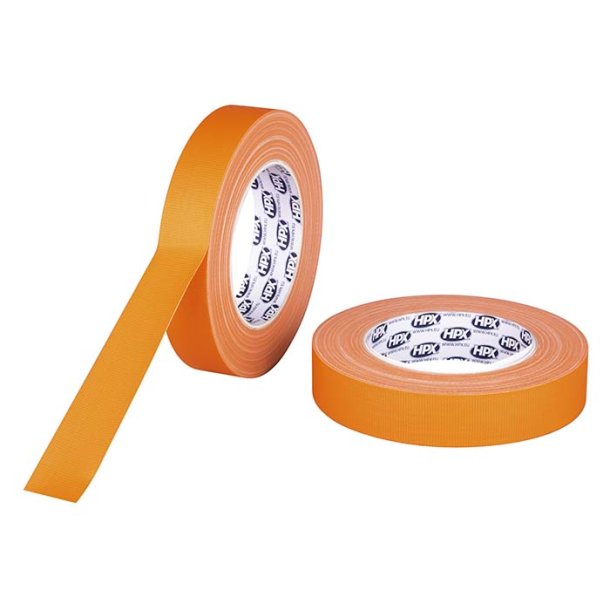 Gaffatape fluo orange, 25mm x 25m