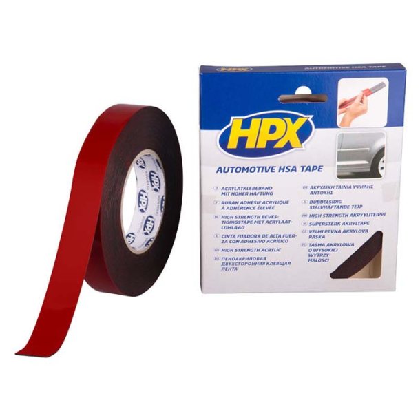 HPX dobbeltklbende tape 25mm x 10m