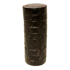 Lux isolerb�nd sort 1 rulle 19mm x 20m