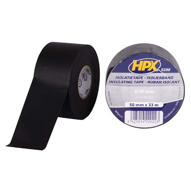 HPX isolerbnd sort 50mm x 33m