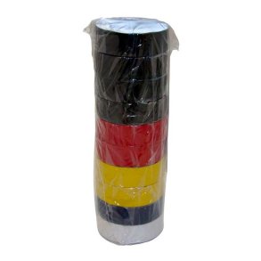 HPX 10 stk isolerb�nd farvemix 19mmx10m