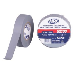 Lux isolerb�nd gr� 10 rl. 19mm x 20m