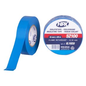 Lux isolerb�nd bl� 10 rl. 19mm x 20m