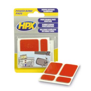 HPX dobbeltkl�bende pads (bakspejl)