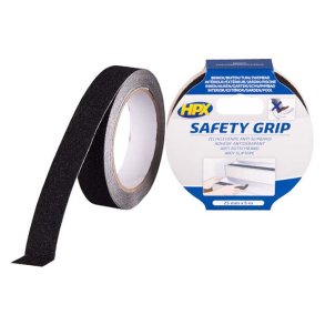 HPX antiskrid b�nd sort 25mm x 5m