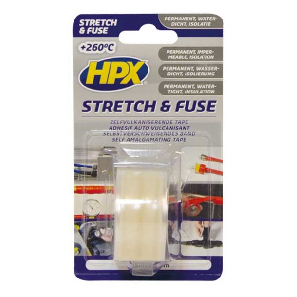 HPX stretch og fuse - klar 25mm x 3 m