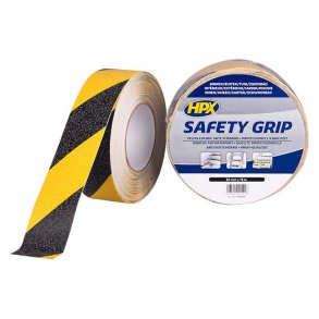 HPX antiskrid b�nd sort gul 50mm x 18m