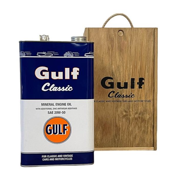 Gulf Classic 20w-50, 5 liter i trske