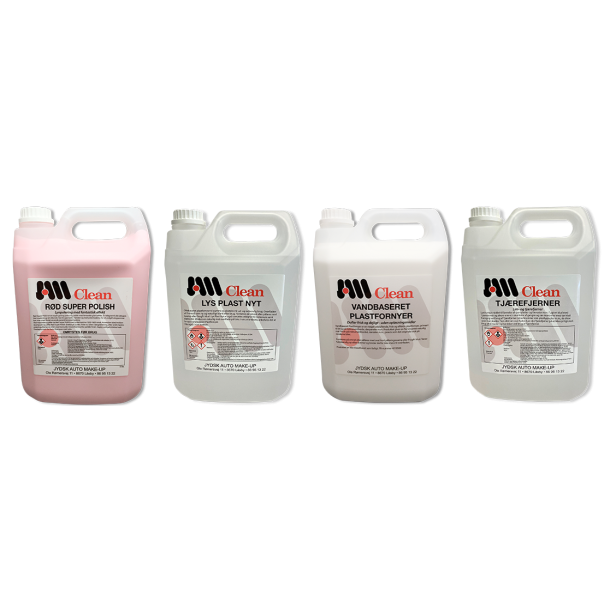 Tilbudspakke 1: 4x5 ltr. Polish, Plastfornyer, Tjrefjerner