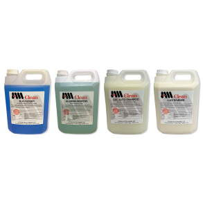 Tilbudspakke 2: 4x5 ltr. Vindues puds, Alurens, Shampoo, Lugtdrber