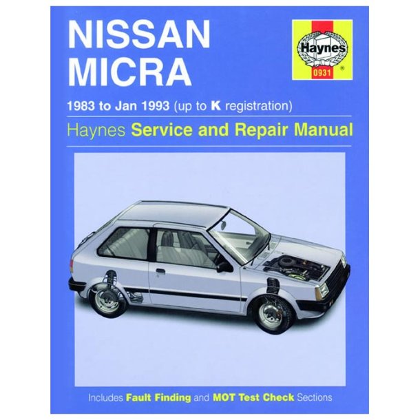 Hndbog Nissan Micra k10 1983-01.1993