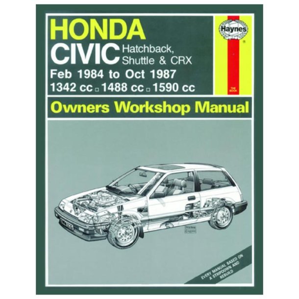 Hndbog Honda Civic 02.1984-10.1987