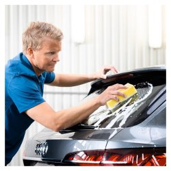 Kungs XL Vaskesvamp med Shampoo Gul