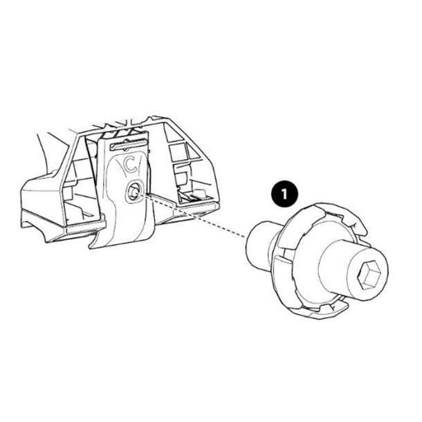 Thule reservedel 54201 st med 4 stk.