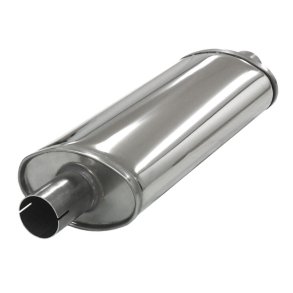 Rustfri oval lyddmper medi. 2