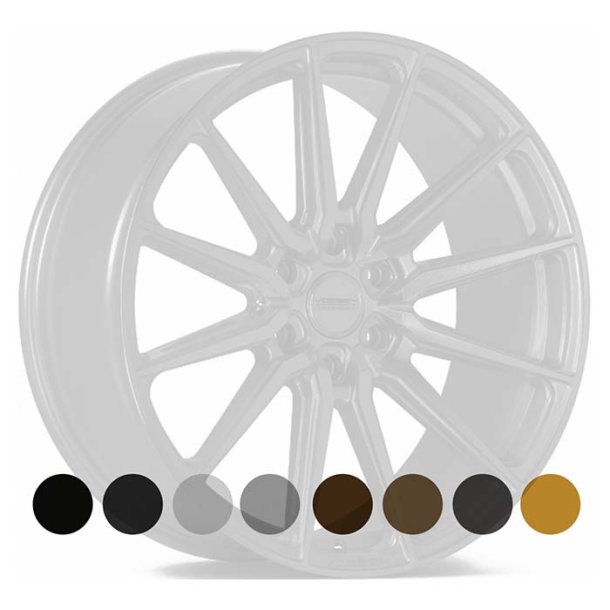 Vossen HF6-1 9.5x22 ET-08 TO 25 Deep Blank