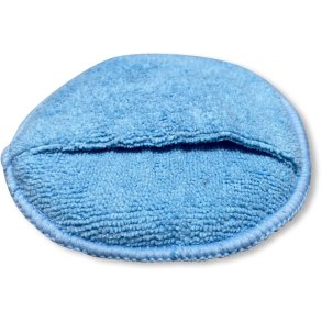 Microfiber polersvampe med hndtag, bl
