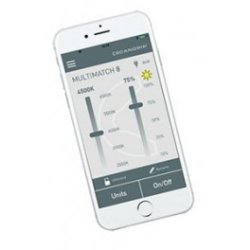 Multimatch Connect 8 LED lampe m/bluetooth 8000 lumen Scangrip 03.5676C