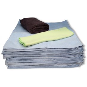 Tilbudspakke Microfiberklud 50xBl 1xGrn 1xGr