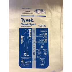 Tyvek Classic Xpert beskyttelsesdragt, 25 stk. pakning